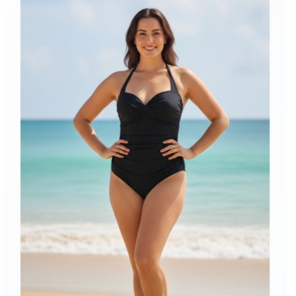 Nicole Miller Midnight One Piece Swimsuit